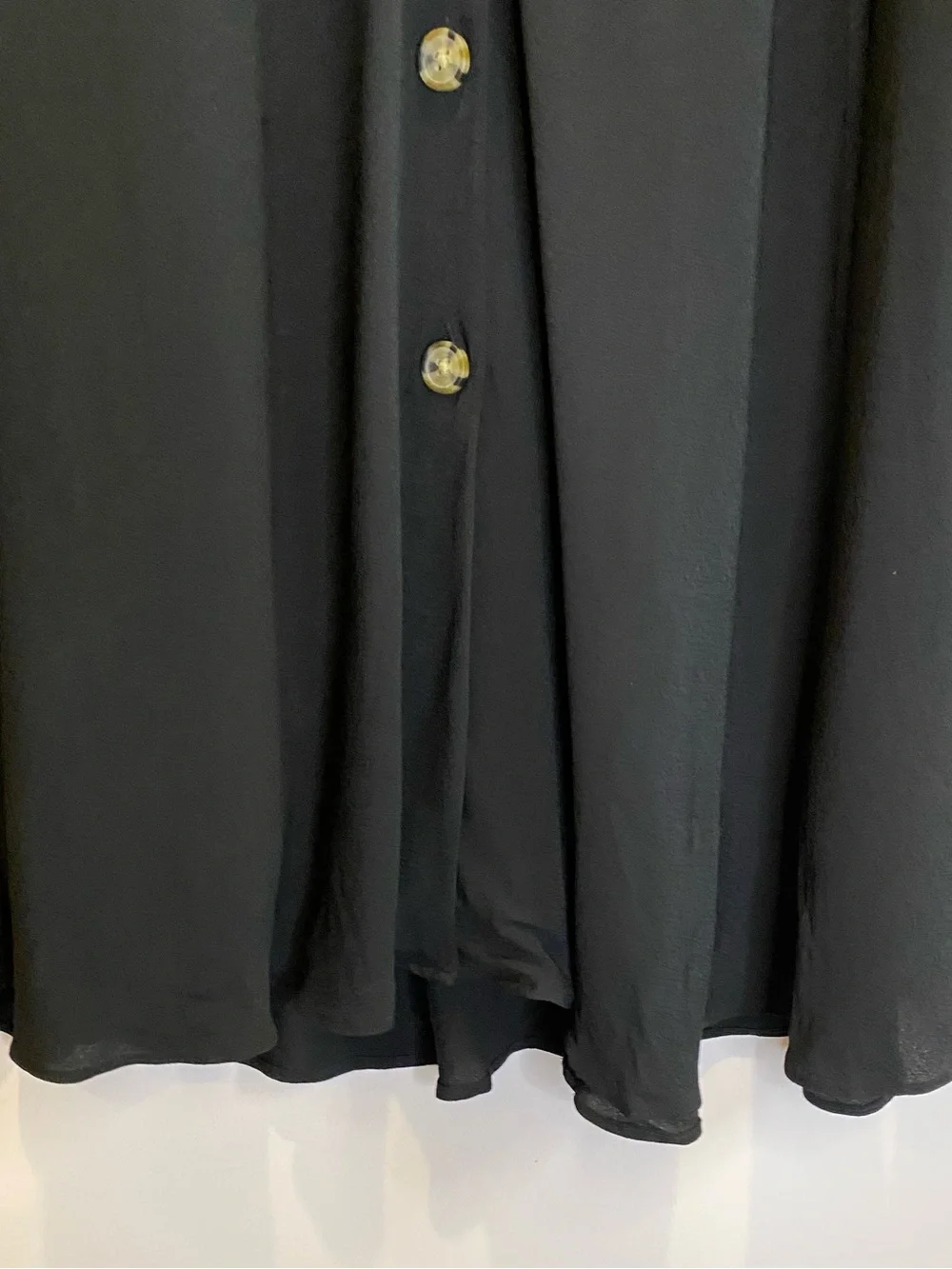 J CREWUniversal Thread Black Maxi Button-Front Shirt Dress with Chest Pockets🖤✨ - Picture 15 of 15